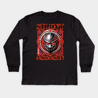 Silent Assasin Kids Long Sleeve T-Shirt